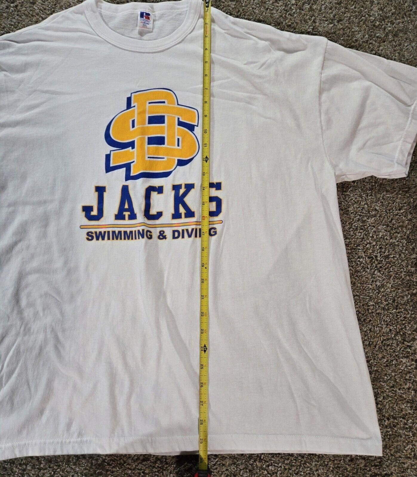 Russell Athletic SDSU Jacks Swimming And Diving TShirt Size XXL Size US XXL / EU 58 / 5 - 2 Thumbnail