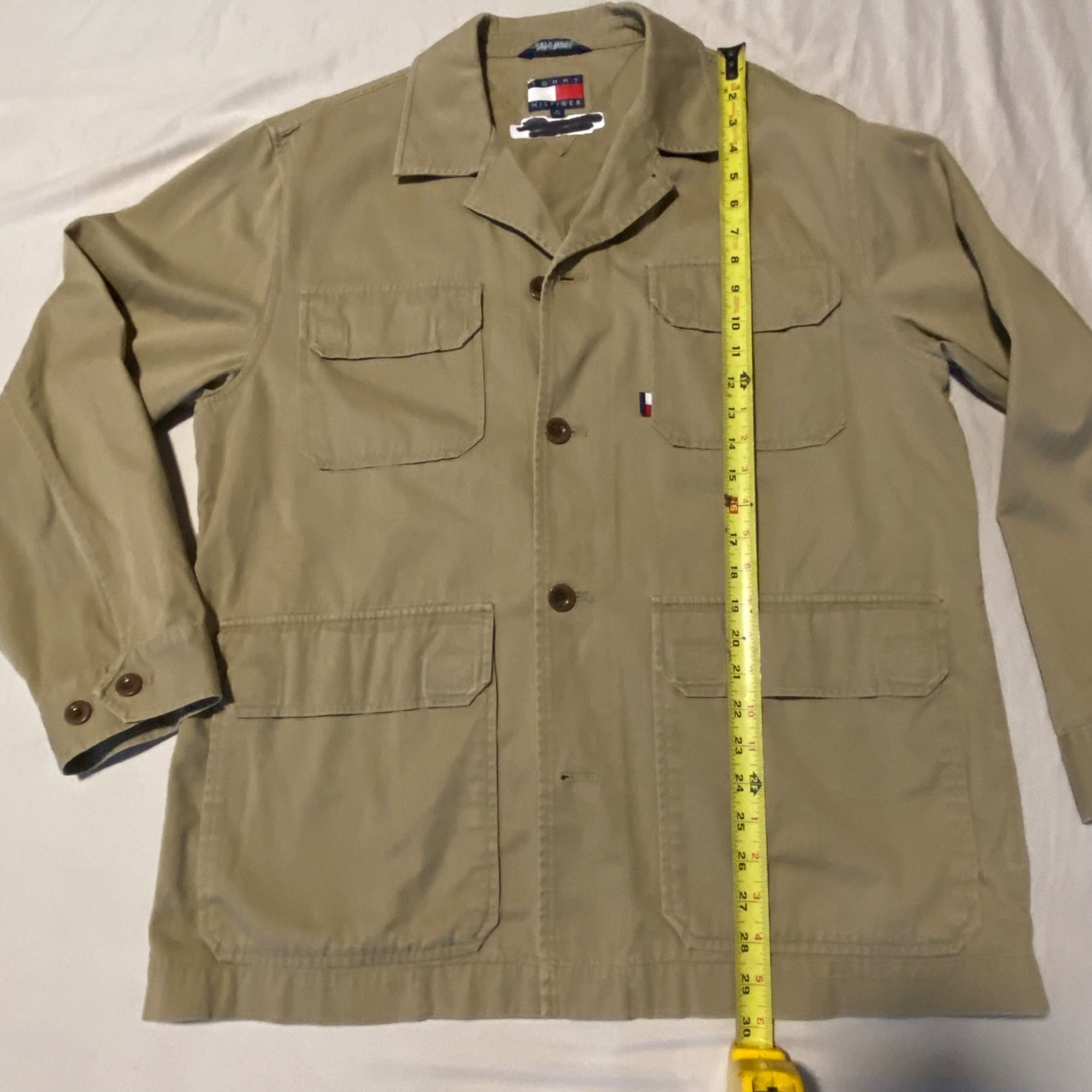 Tommy Hilfiger Tommy Hilfiger Mens Beige Button-Up Jacket Size M Size US M / EU 48-50 / 2 - 4 Thumbnail
