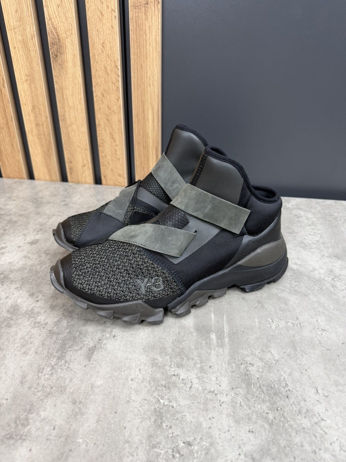 Adidas Adidas Y-3 RYO Black Olive Sneakers Size US 7.5 Size US 7.5 / EU 40-41 - 1 Thumbnail
