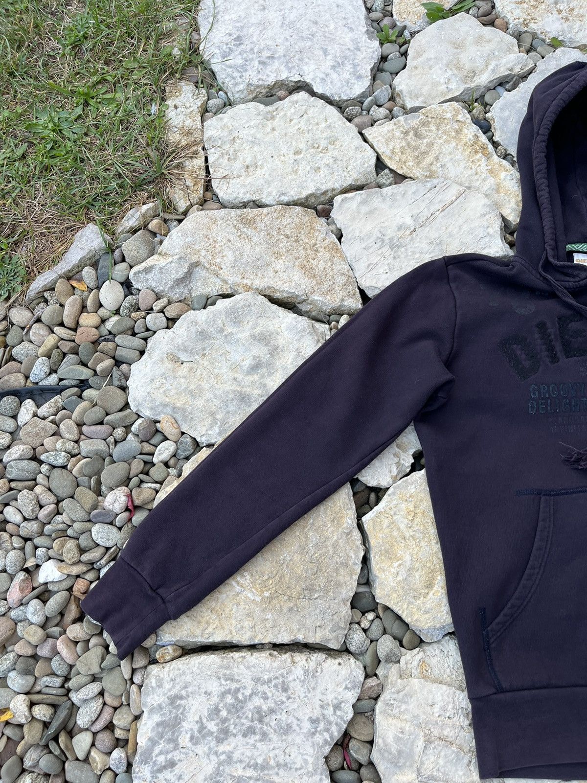 Diesel × Vintage Vintage Diesel y2k zip hoodie faded distressed washed retro Size US M / EU 48-50 / 2 - 12 Thumbnail