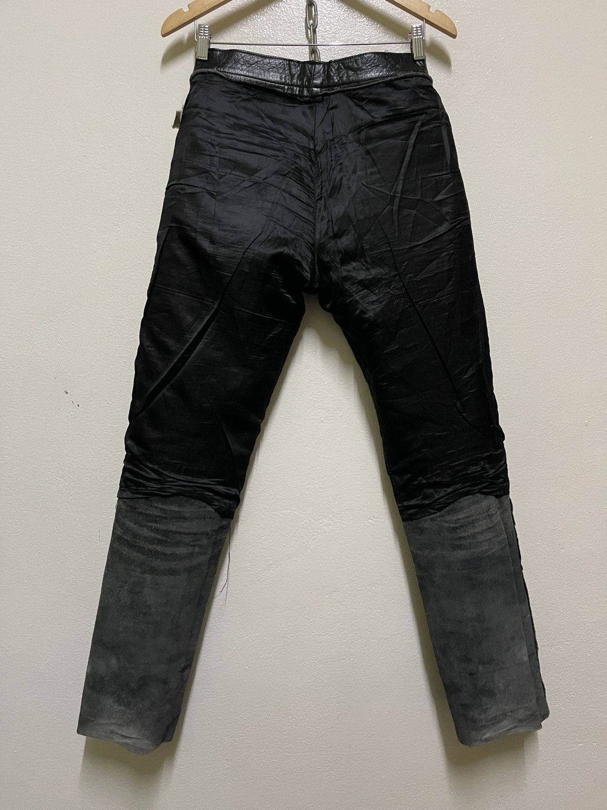 Genuine Leather × Vintage Leather Pants Biker Size US 29 - 23 Thumbnail