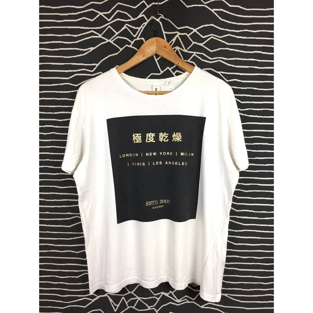 Superdry × Vintage Superdry Premium Brand Box Logo City Series Tee Size US L / EU 52-54 / 3 - 1 Thumbnail