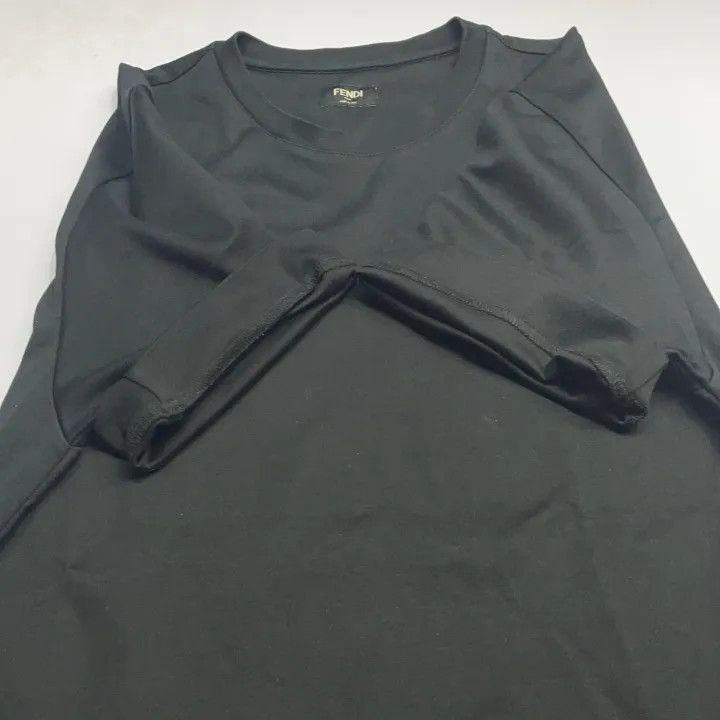 Fendi Fendi Comfortable Graphic Crewneck T-Shirt in Black -2507 Size US M / EU 48-50 / 2 - 4 Thumbnail