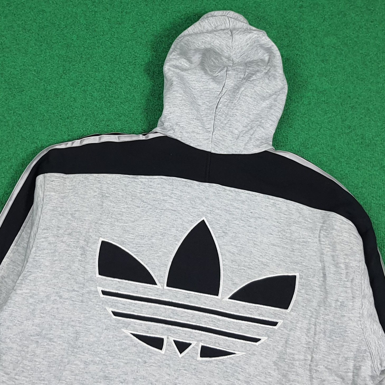 Adidas Vintage Rare 90s Adidas Big Logo Hoodie Full Zipper C282N9 Size US XL / EU 56 / 4 - 2 Thumbnail