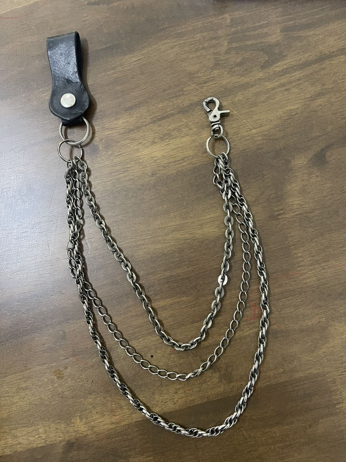Japanese Brand WINS HOUSE JAPAN 3 LAYER TRUCKER WALLET LANYARD Size ONE SIZE - 4 Thumbnail