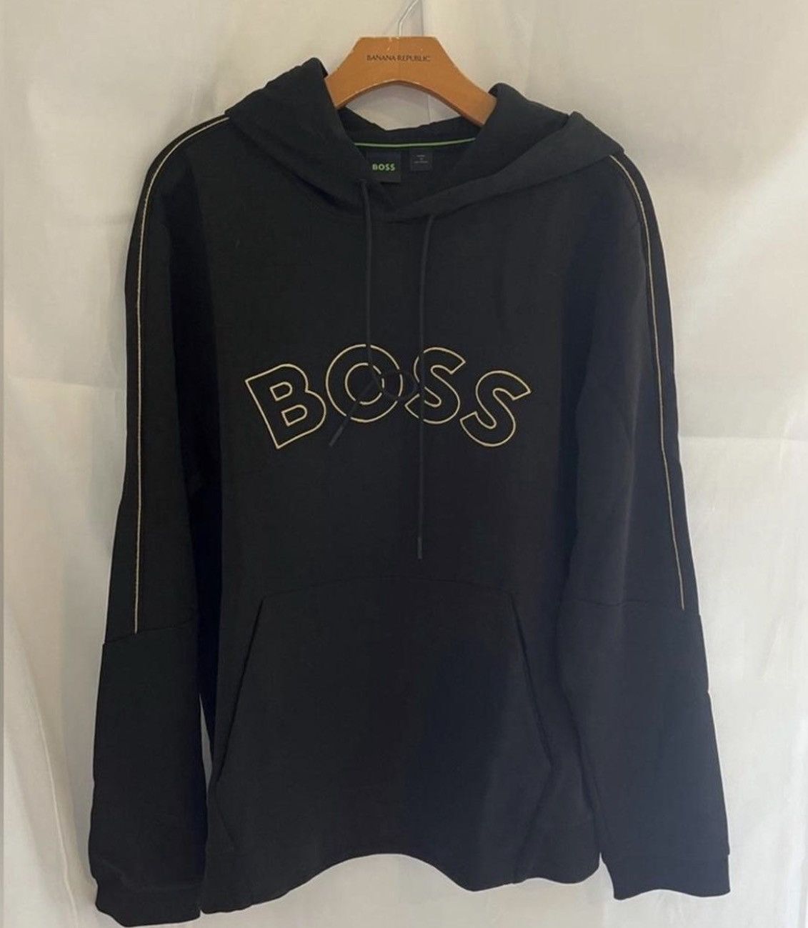 Hugo Boss BOSS Gold Logo Pullover Hoodie Size US L / EU 52-54 / 3 - 1 Thumbnail
