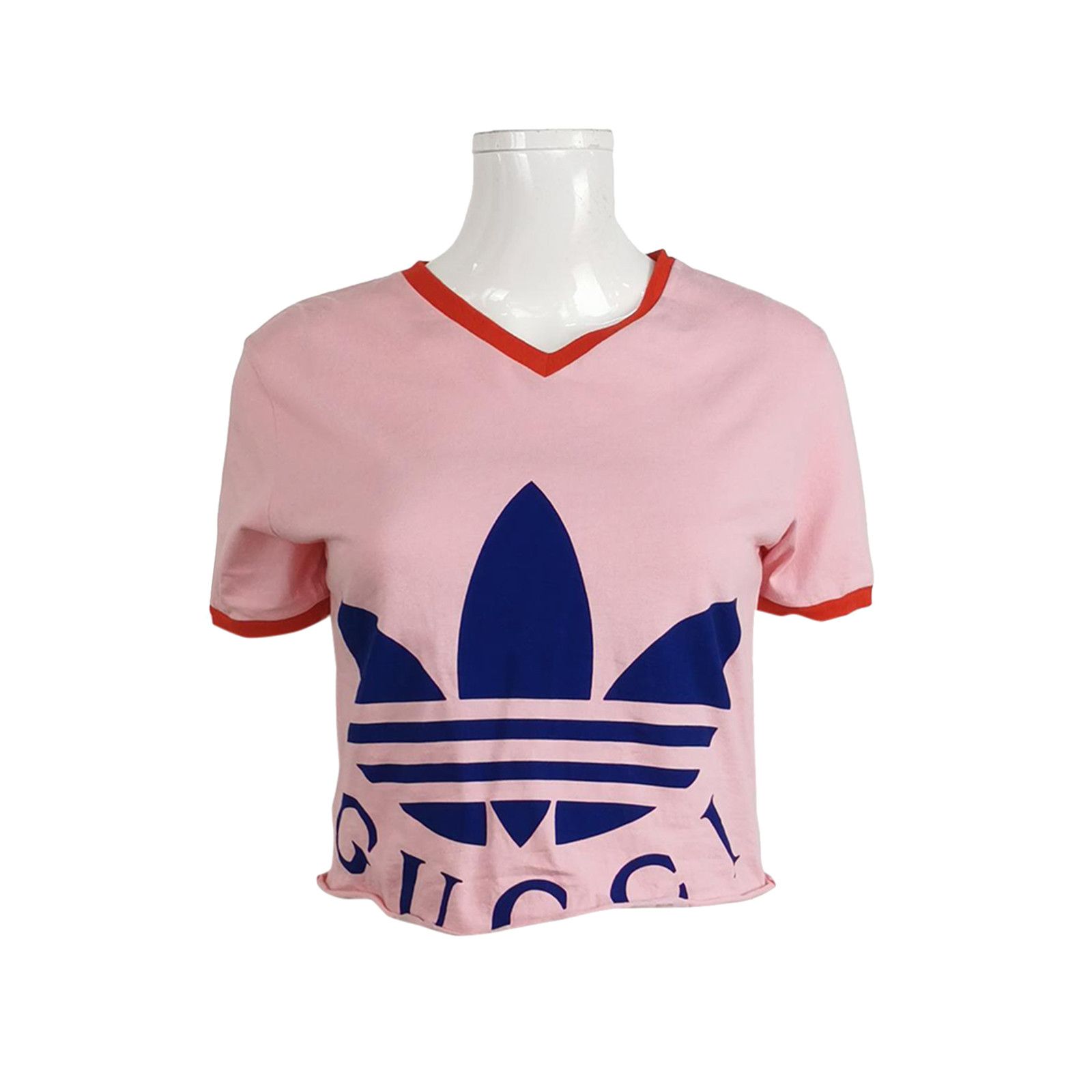 Gucci Gucci x Adidas Logo T-Shirt Size S Size S / US 4 / IT 40 - 1 Thumbnail