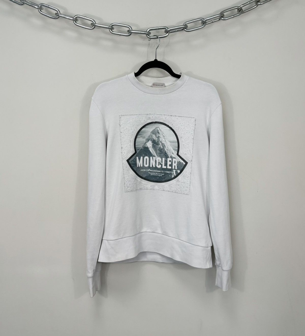Moncler mountain sweatshirt clearance