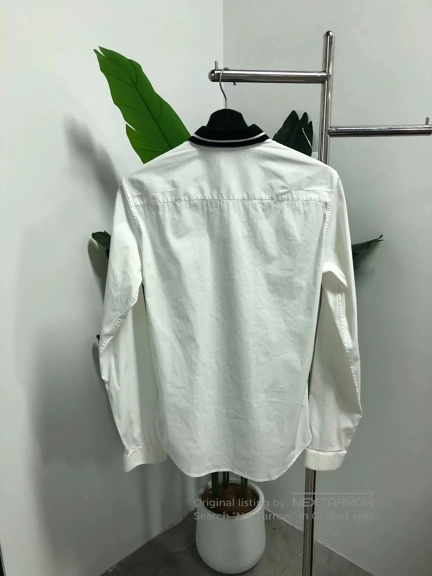 Dior Dior Black and White Collar Shirt. Size M / US 6-8 / IT 42-44 - 2 Thumbnail