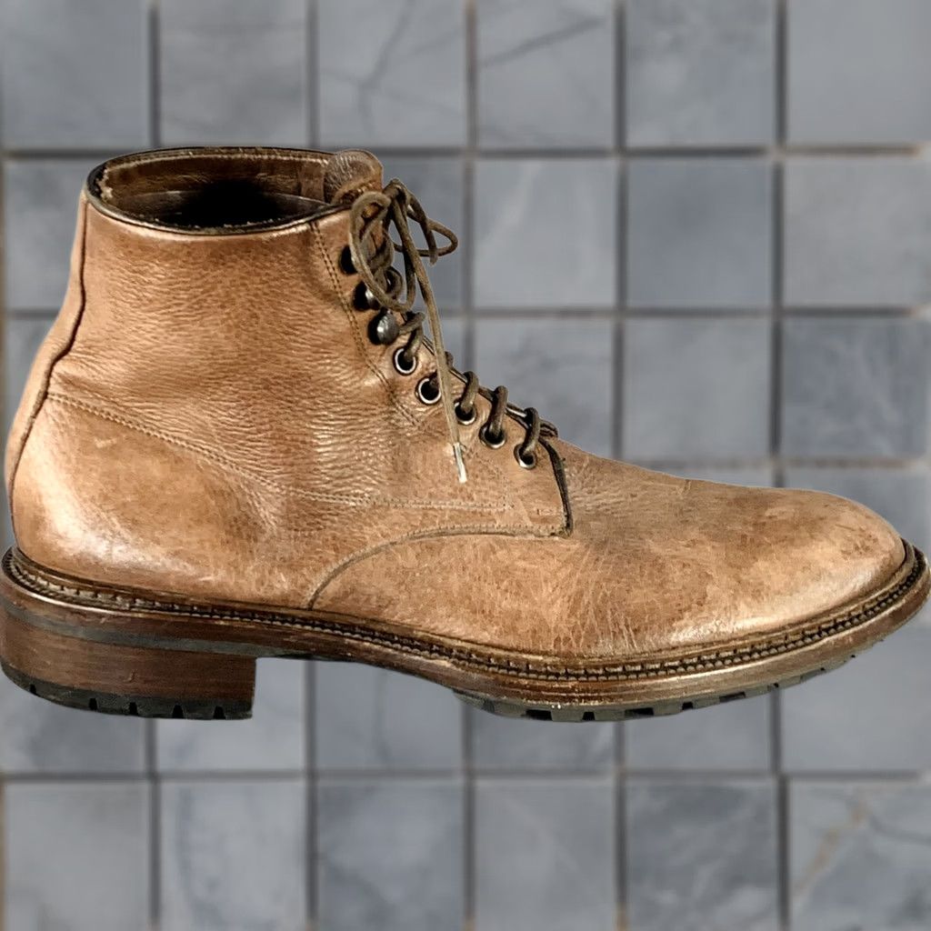 Vintage BARNEY'S NEW YORK Leather Lace-Up Boots Size 9 Brown Size US 9 / EU 42 - 1 Thumbnail