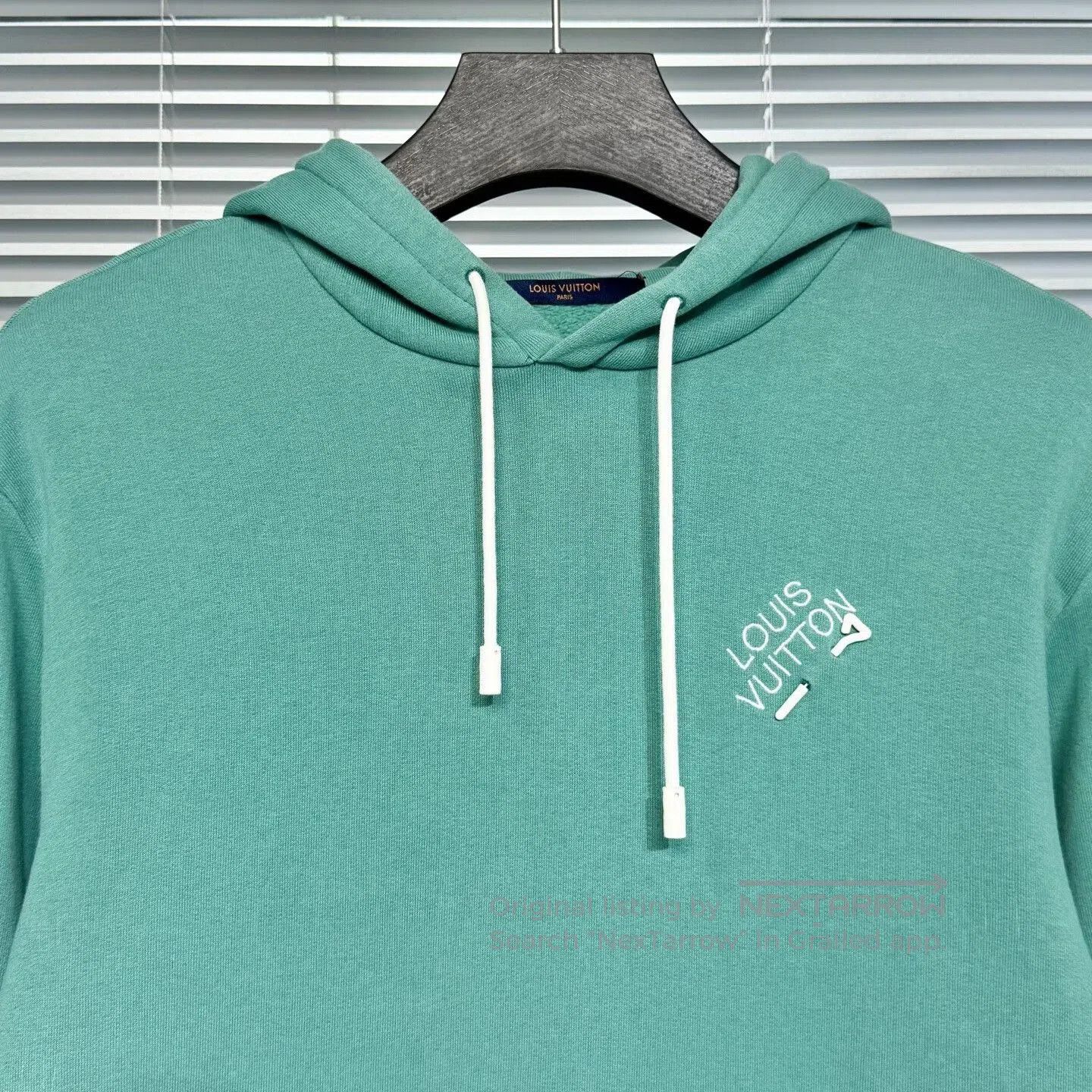 Louis Vuitton lv embroidered hoodie in lake green. Size US M / EU 48-50 / 2 - 3 Thumbnail
