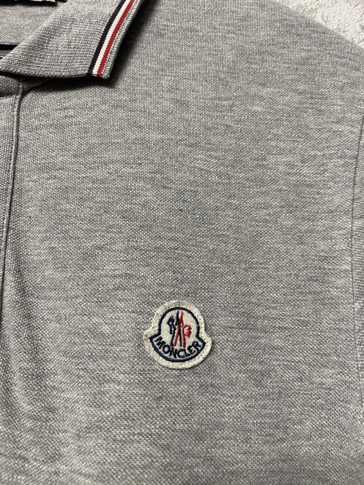 Moncler Moncler Maglia Logo Gray Polo Shirt Size US S / EU 44-46 / 1 - 4 Thumbnail
