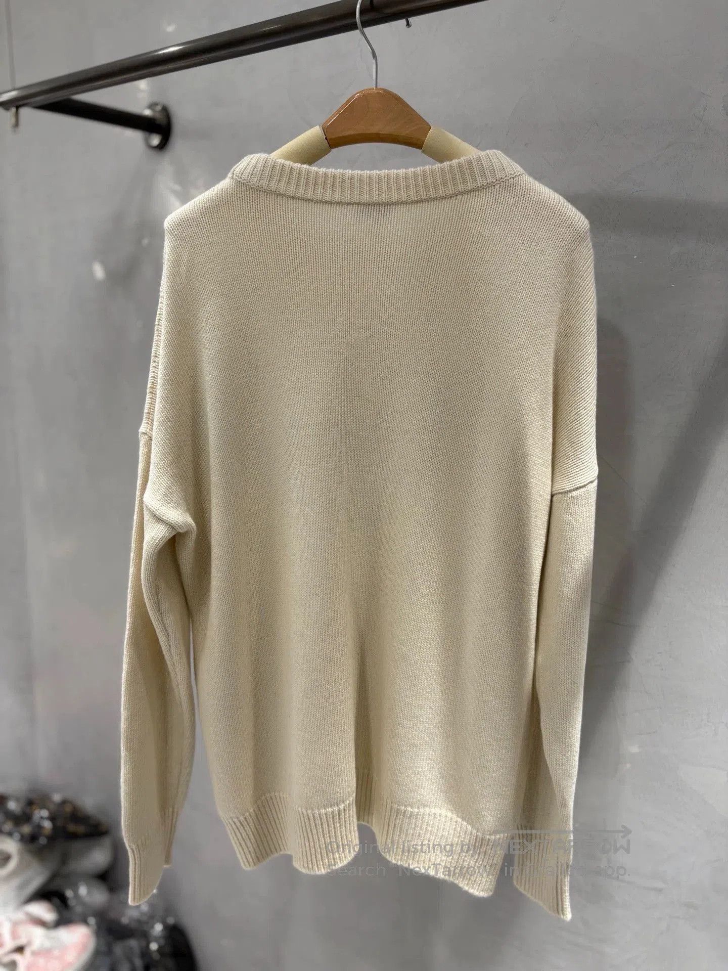 Loewe Loewe Beige Logo Wool Sweater. Size US S / EU 44-46 / 1 - 3 Thumbnail