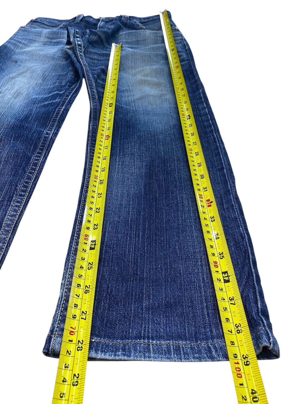 Edwin Vintage Edwin Blue Trip Faded Wash Whiskers Style Jeans Size US 32 / EU 48 - 10 Thumbnail