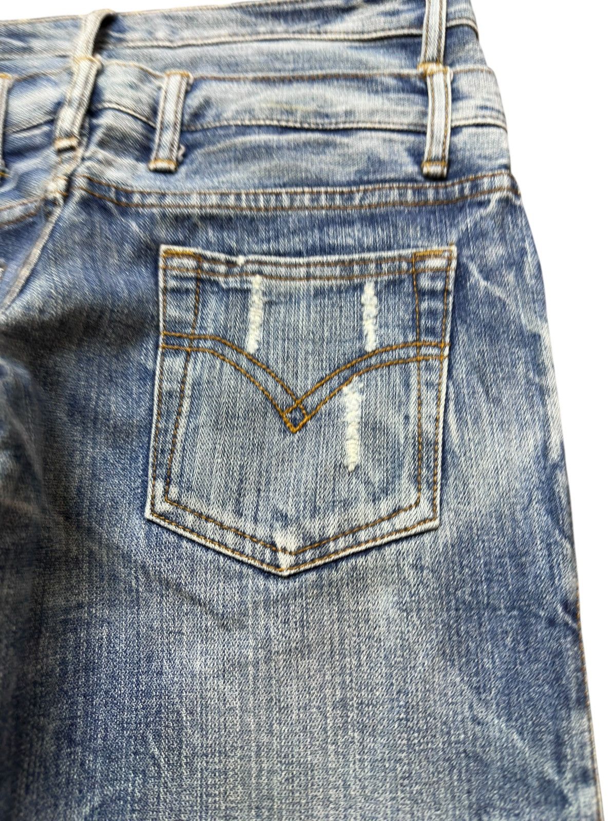 Junya Watanabe Vintage Antgauge Double Waist Honeycomb Denim Size US 30 / EU 46 - 7 Thumbnail