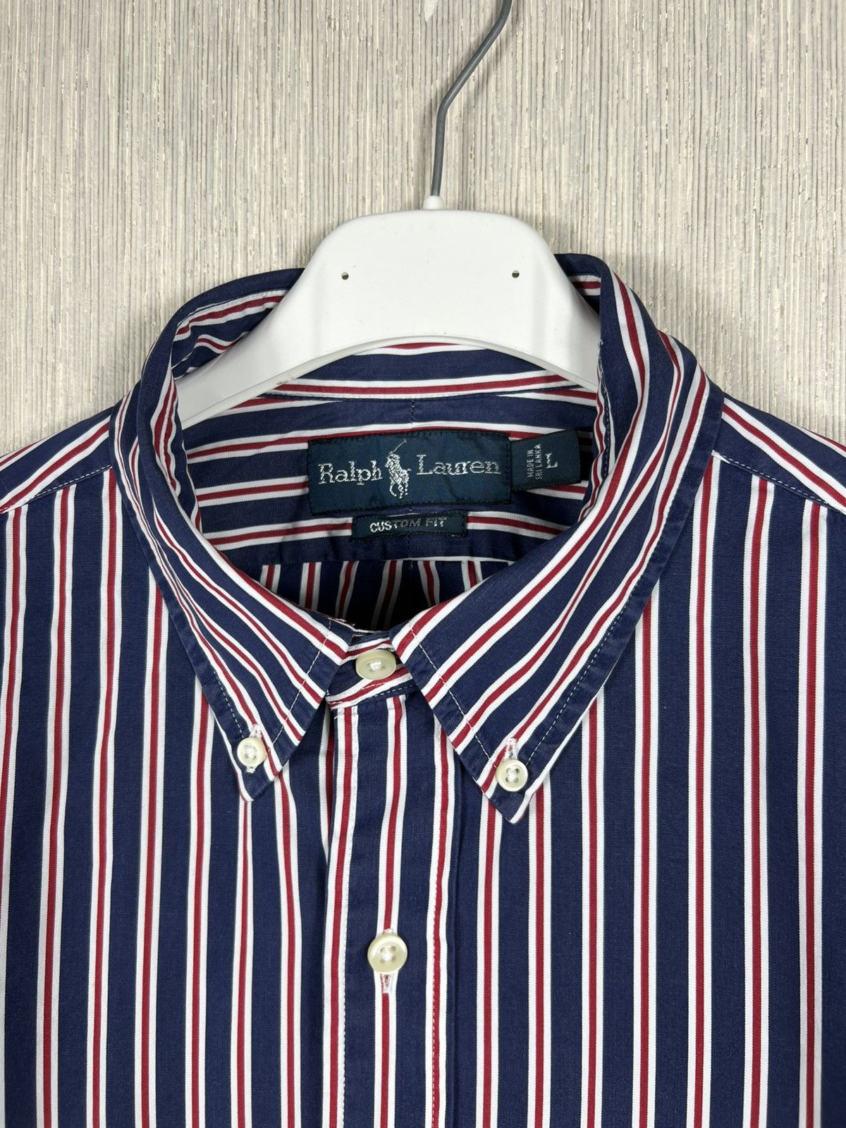 Ralph Lauren Vintage 90s Ralph Lauren striped old money chest logo shirt Size US L / EU 52-54 / 3 - 8 Thumbnail