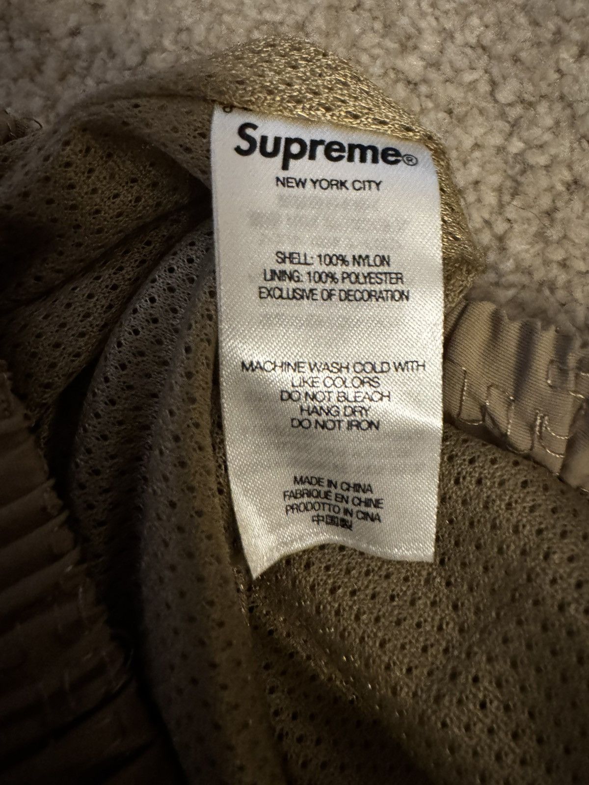 Supreme Beige Supreme baggy pants Size US 32 / EU 48 - 6 Thumbnail