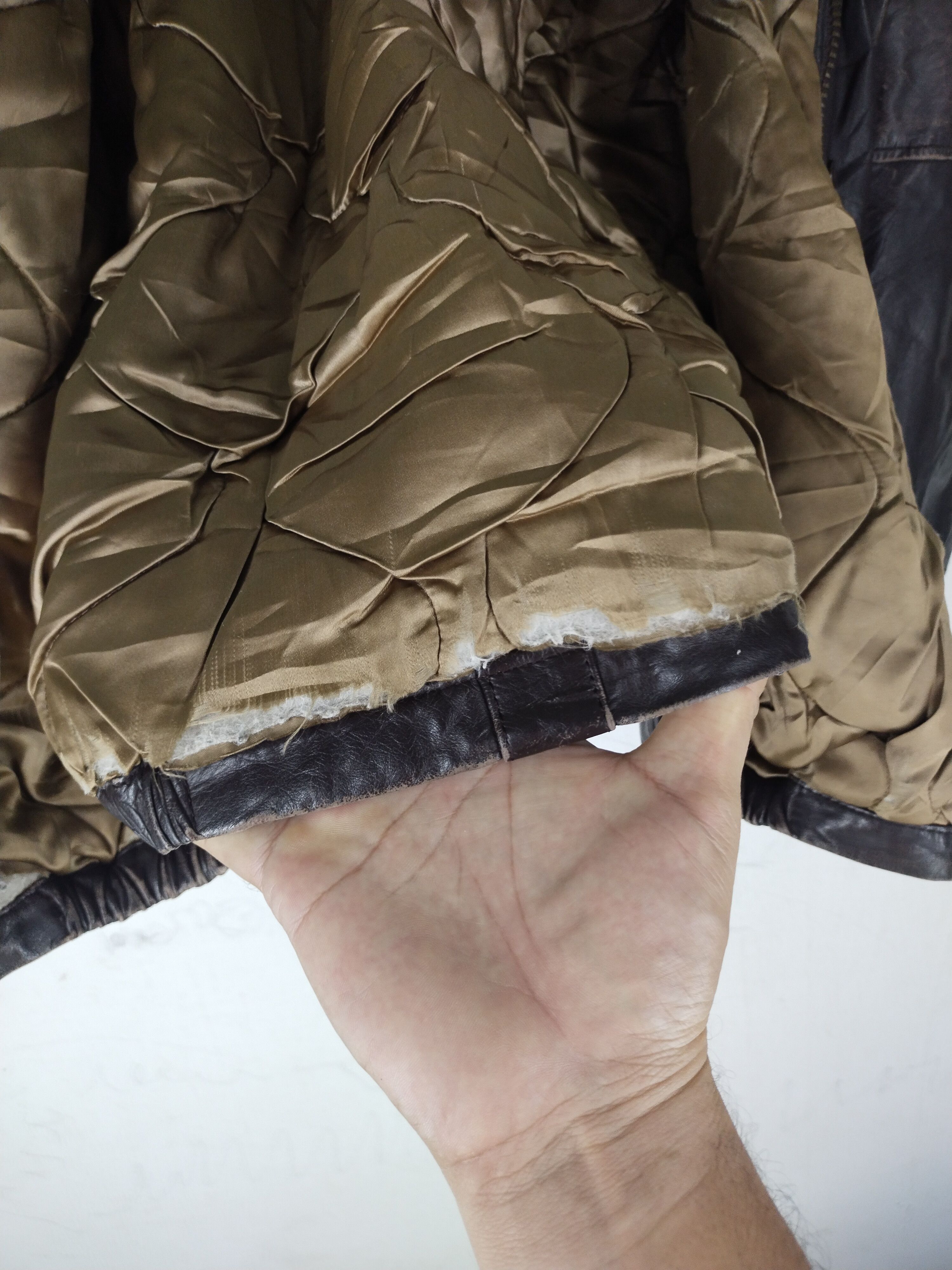 C.P. Company Archive CP Company - AW90's - Faded Leather Jacket Size US M / EU 48-50 / 2 - 18 Thumbnail