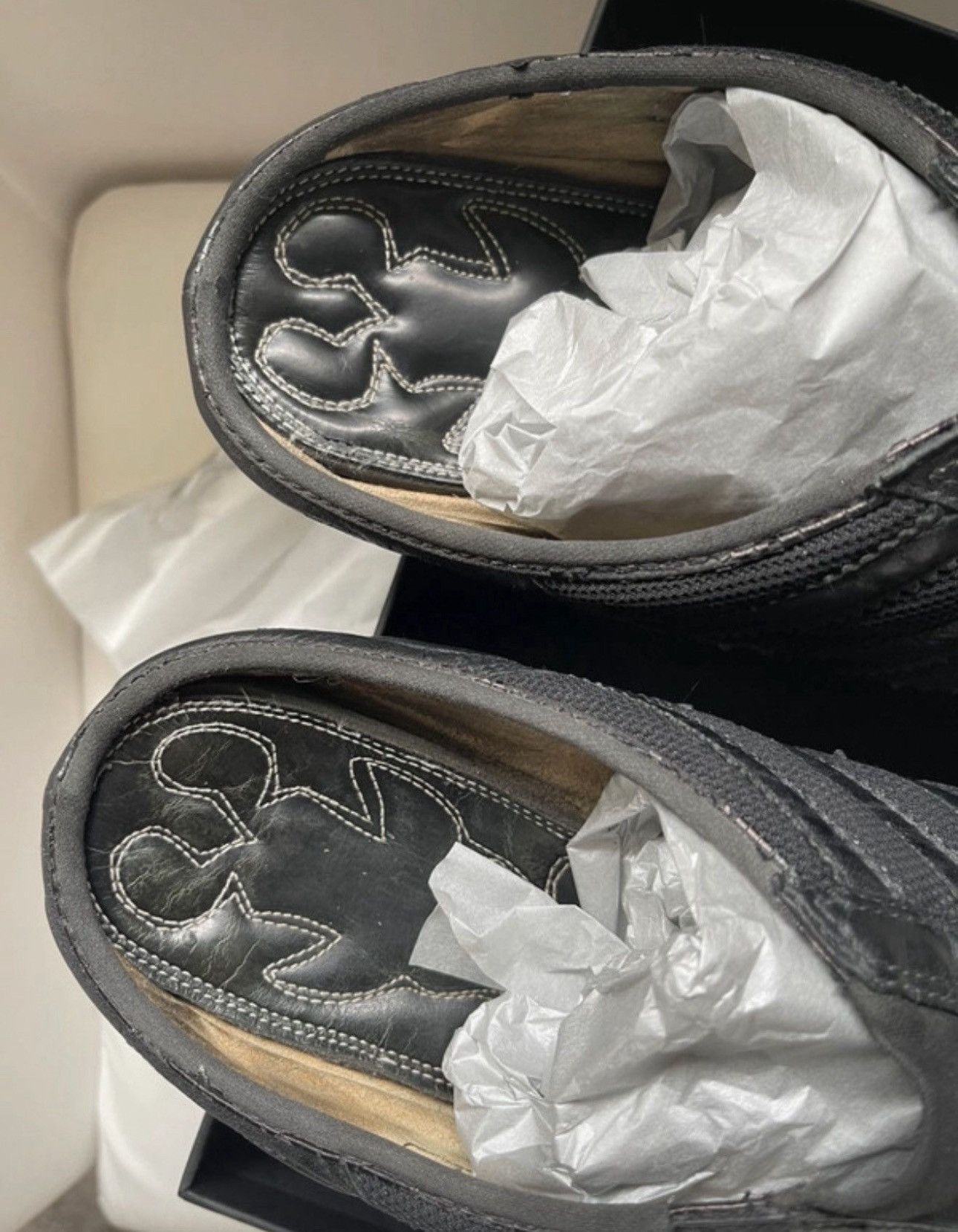 Yohji Yamamoto Yohji Yamamoto x Adidas ss2002 Black Floral Mules Size US 12 / EU 45 - 9 Thumbnail