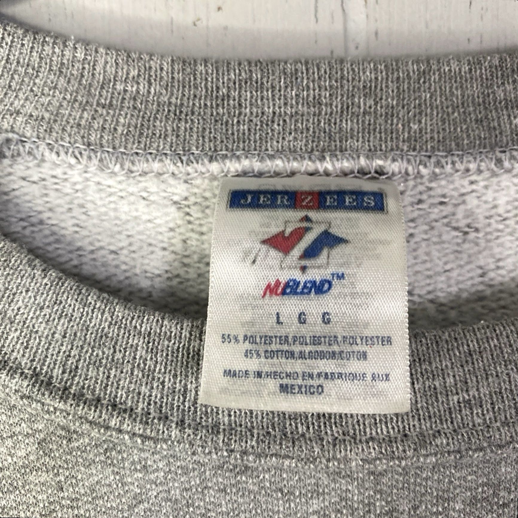 Jerzees VINTAGE Orange County Choppers Sweatshirt Crewneck Mens Large Gray Motorcycle Pullover Graphic Print Distressed 24x27 Jerzees Cotton Blend All Seasons Size US L / EU 52-54 / 3 - 3 Thumbnail