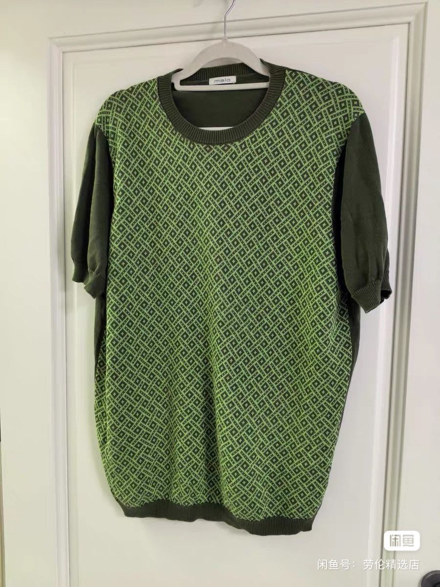 Malo malo knit cashmere top short sleeve polo zegna loro piana Size US M / EU 48-50 / 2 - 1 Thumbnail