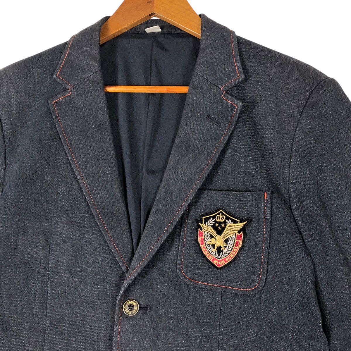 Momotaro Jeans MOMOTARO Kanzei High School Denim Blazer Jacket Size US L / EU 52-54 / 3 - 2 Thumbnail