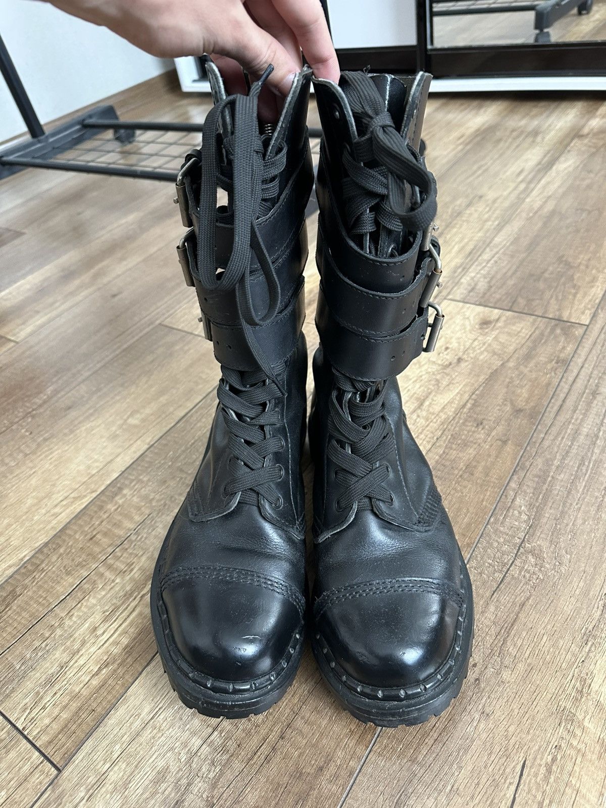 Undercover Undercover Vintage High Top Leather Boots Vintage Size US 8 / EU 41 - 10 Thumbnail