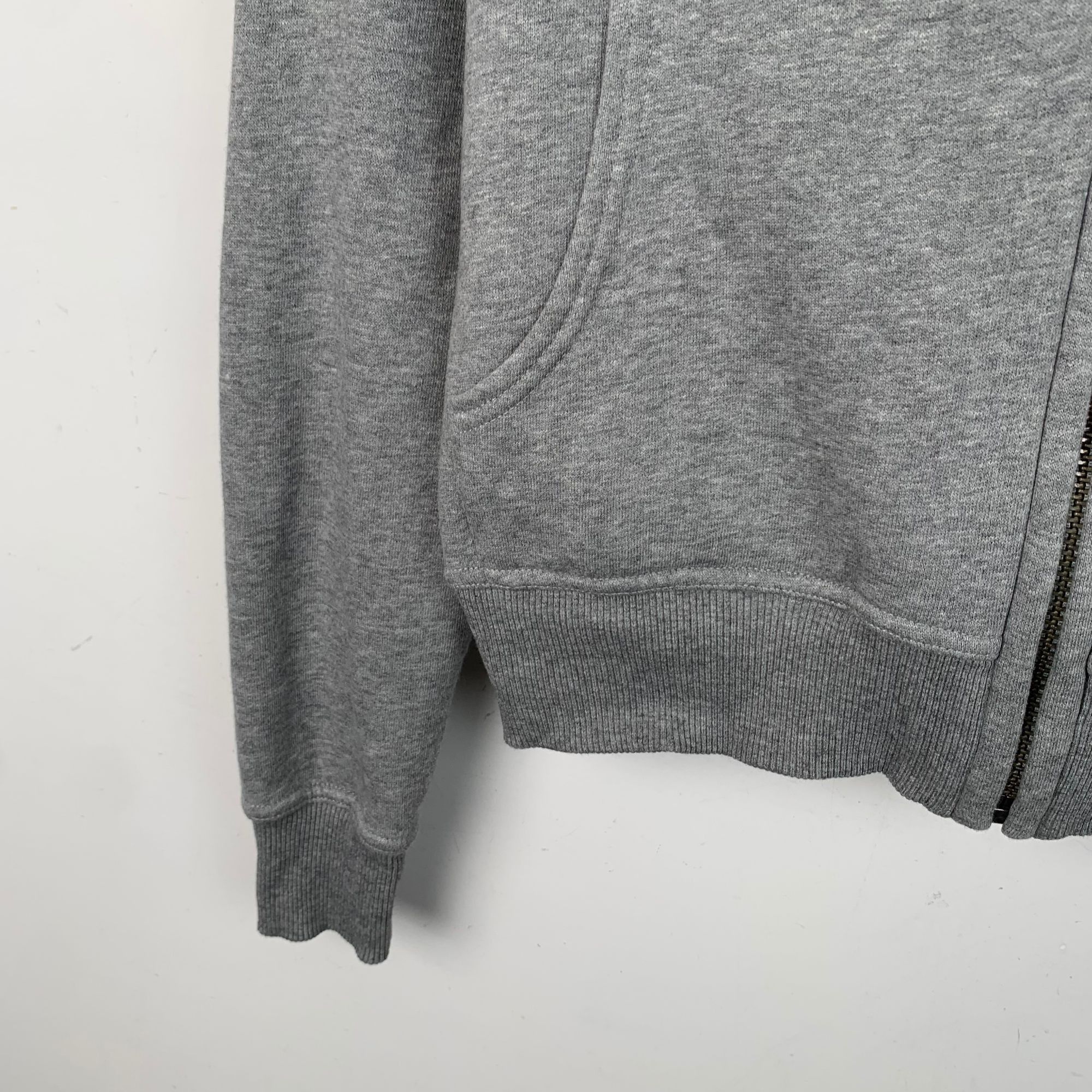 Burberry Burberry Grey Cotton Zip-Up Hoodie (Size XS) Size XS / US 0-2 / IT 36-38 - 5 Thumbnail