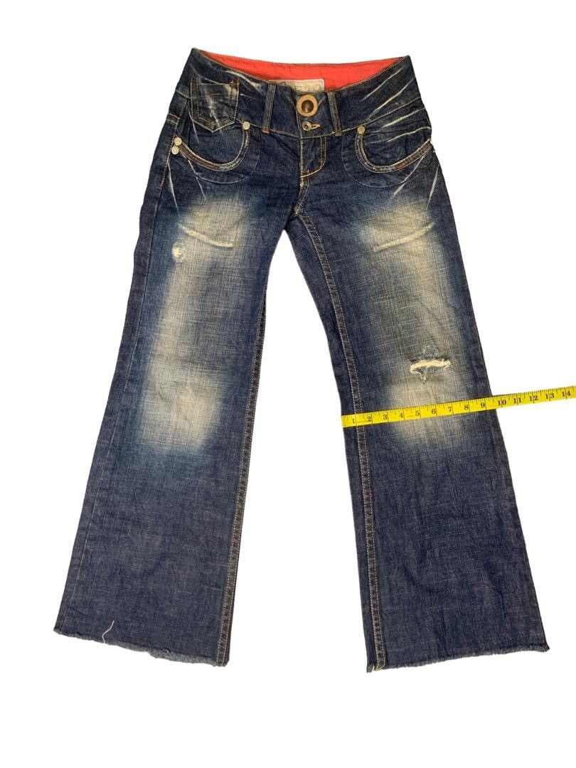Red Pepper Distressed Denim
