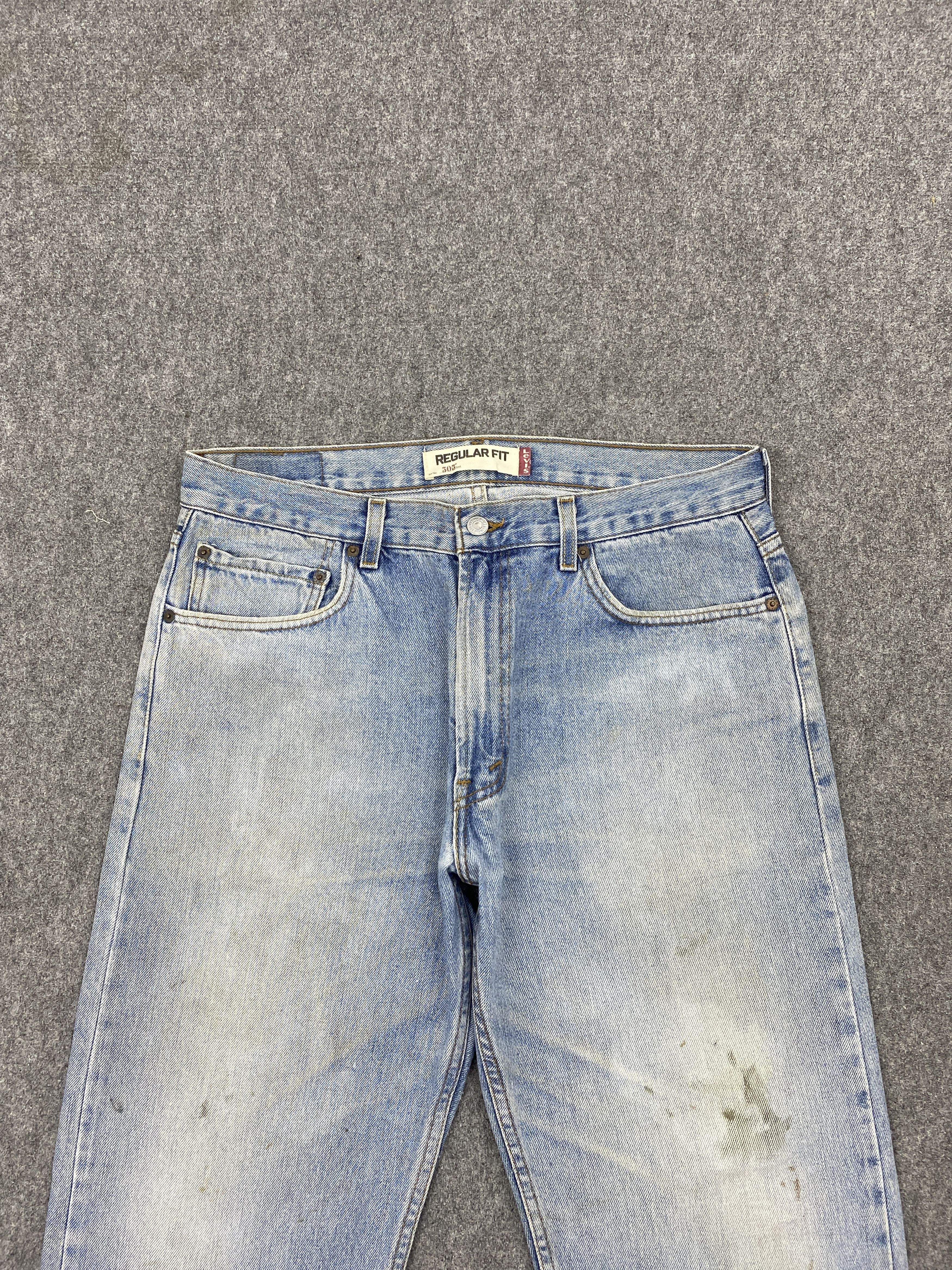 Levi's × Vintage Faded Blue Vintage Levi's 505 Regular Fit Jeans Size US 34 / EU 50 - 2 Thumbnail