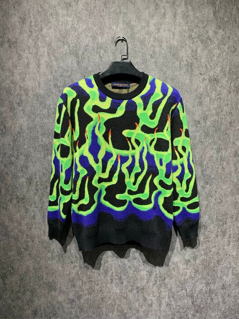 Louis Vuitton Louis Vuitton Flame knit sweater 2501-Nextarrow Size US M / EU 48-50 / 2 - 1 Thumbnail