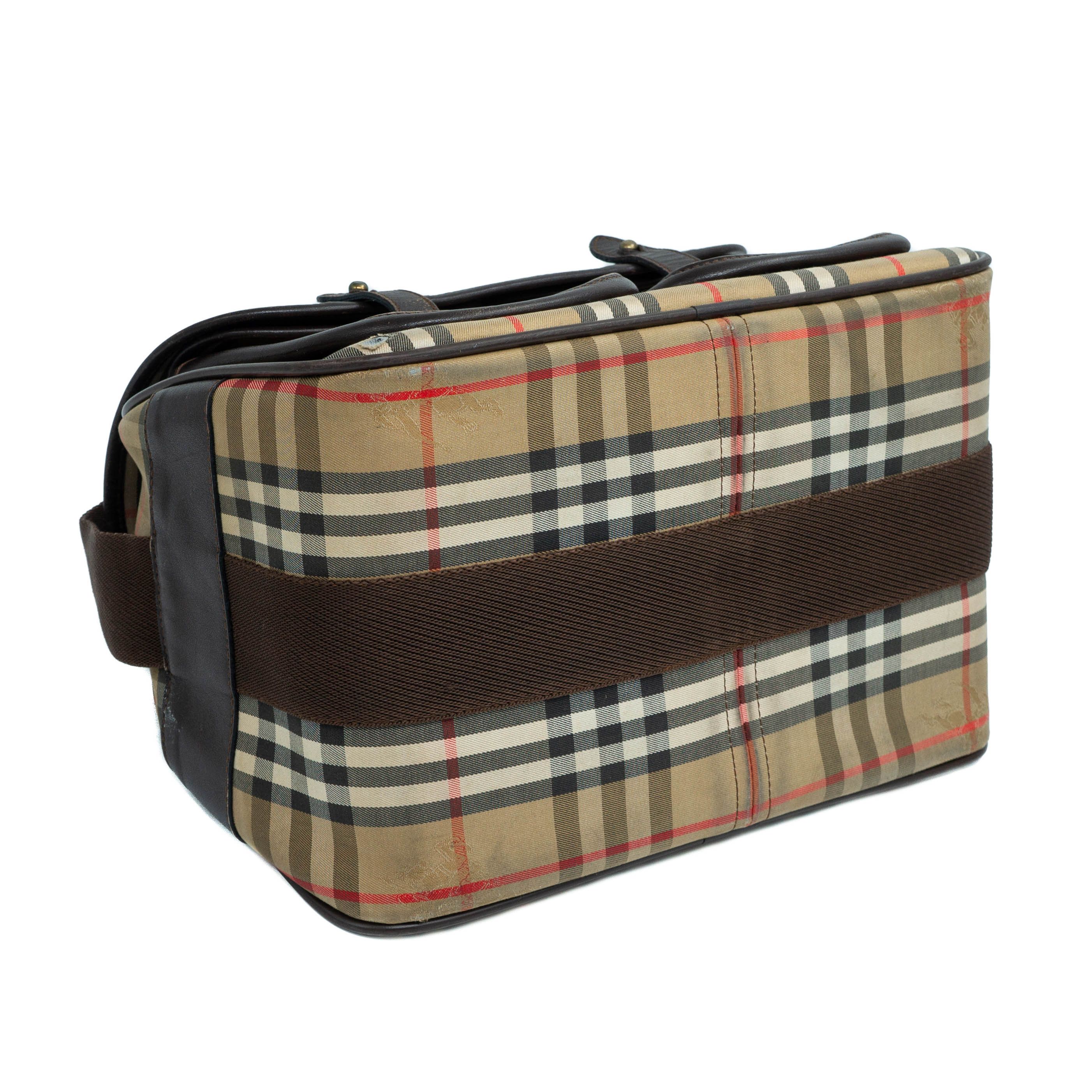 Burberry BURBERRY Check Monogram Camera Bag Crossbody Vintage 90s 00s Size ONE SIZE - 6 Thumbnail