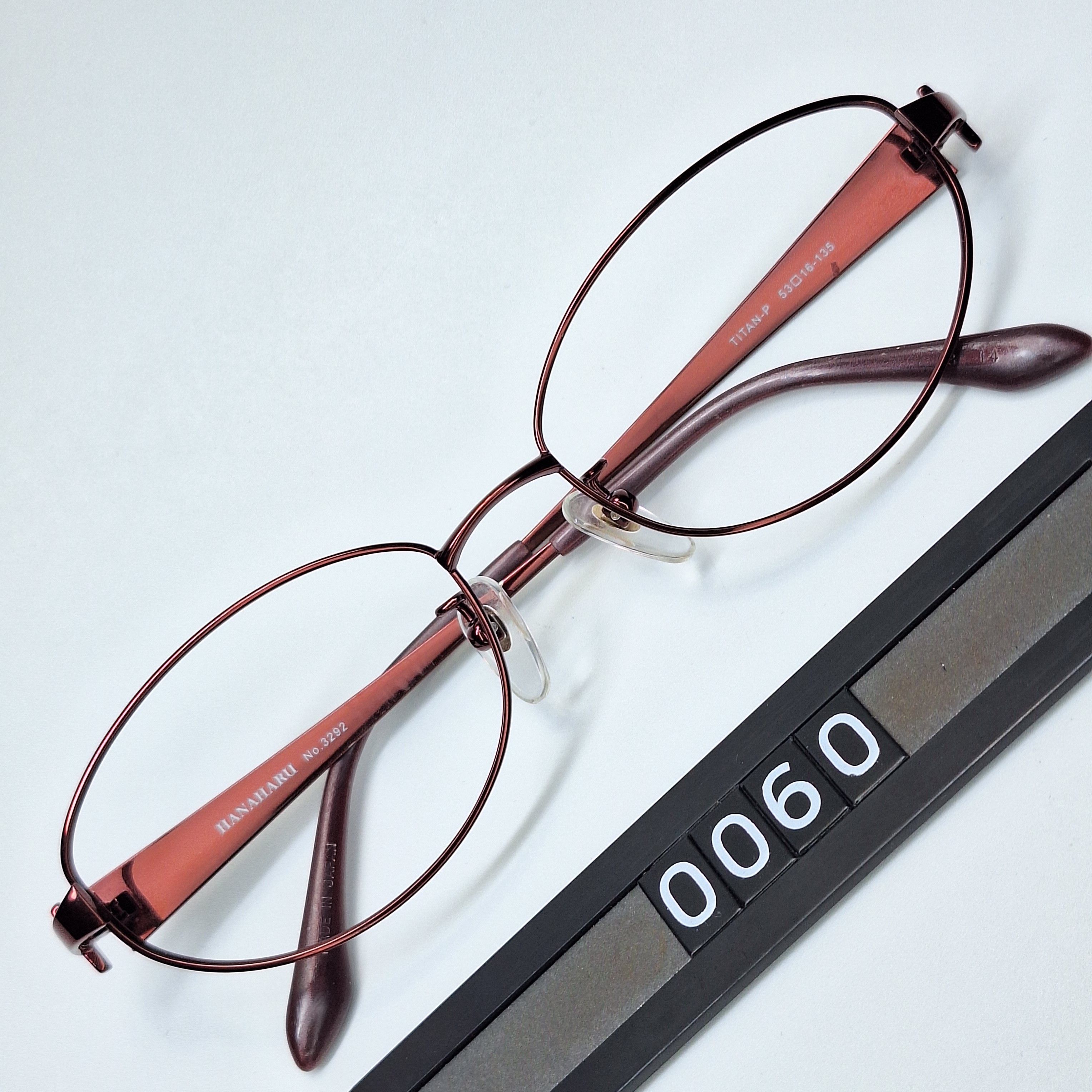 Hanae Mori HANAHARU No.3292 Sabae Artisan Pure Titanium Eyeglasses 7g Size ONE SIZE - 1 Thumbnail