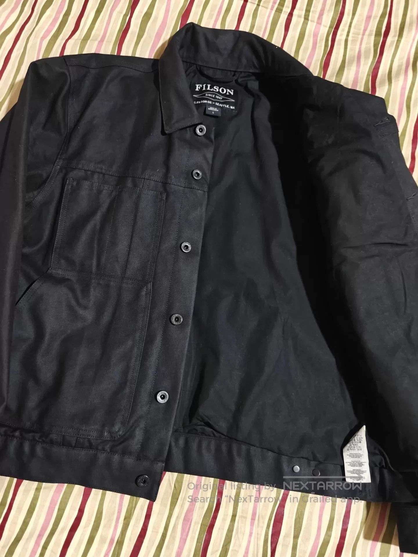 Filson Filson Cruiser Short Waxed Canvas Jacket. Size US L / EU 52-54 / 3 - 3 Thumbnail