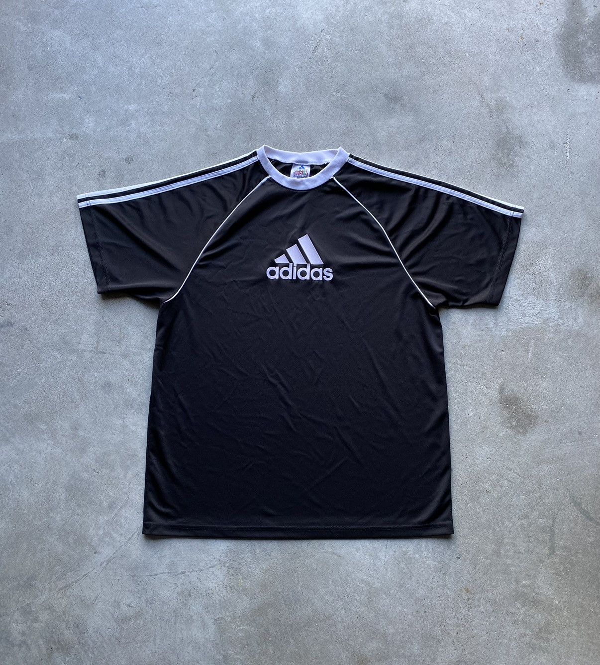 Adidas × Vintage vintage Y2K ADIDAS Soccer Spellout jersey t-shirt Size US XL / EU 56 / 4 - 3 Thumbnail