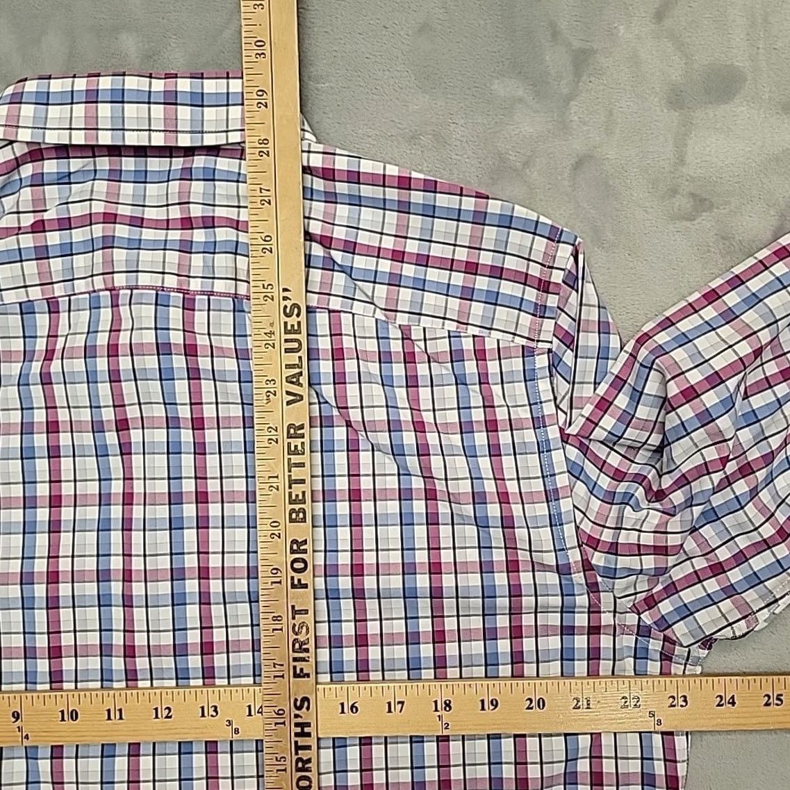 UNTUCKit UNTUCKit Shirt Mens L Multi Color Plaid Nylon Performance Stretch Blend Casual Shirt Size US L / EU 52-54 / 3 - 5 Thumbnail
