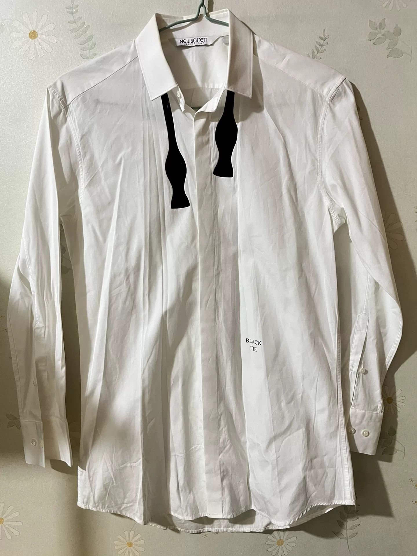 Neil Barrett Neil Barrett Men's White Shirt Size US M / EU 48-50 / 2 - 1 Thumbnail