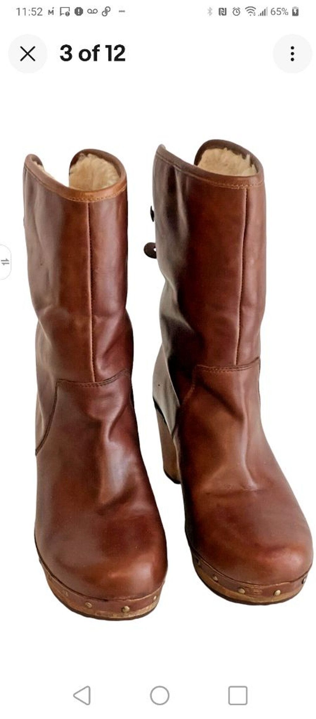 Ugg Ugg Australia Lynnea Shearling Foldover Boots Size 7 Size US 7 / IT 37 - 2 Thumbnail