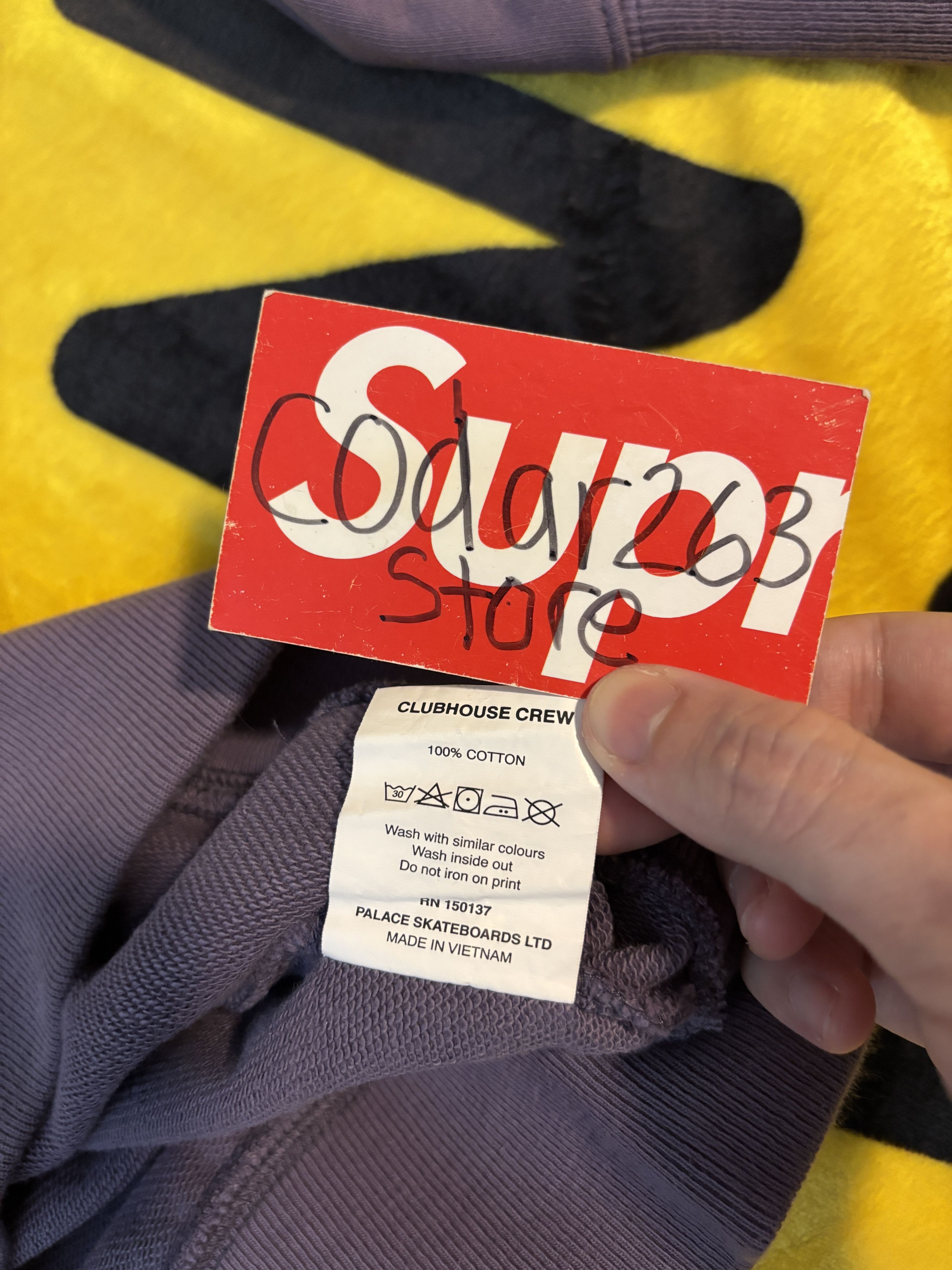 Palace FW17 Clubhouse Crewneck - Palace Skateboards Wine Sweater Size US M / EU 48-50 / 2 - 6 Thumbnail