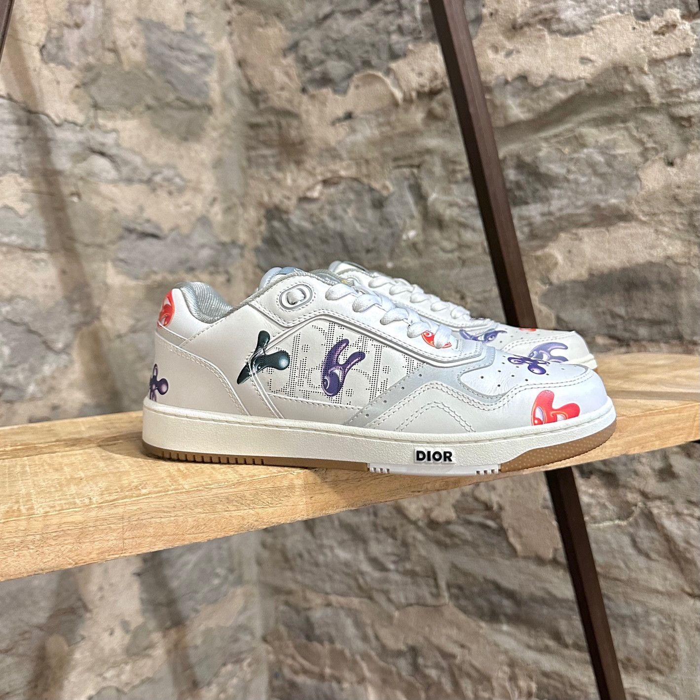 Dior Dior X Kenny Scharf B27 White Oblique Graffiti Sneakers Size US 7 / EU 40 - 1 Thumbnail