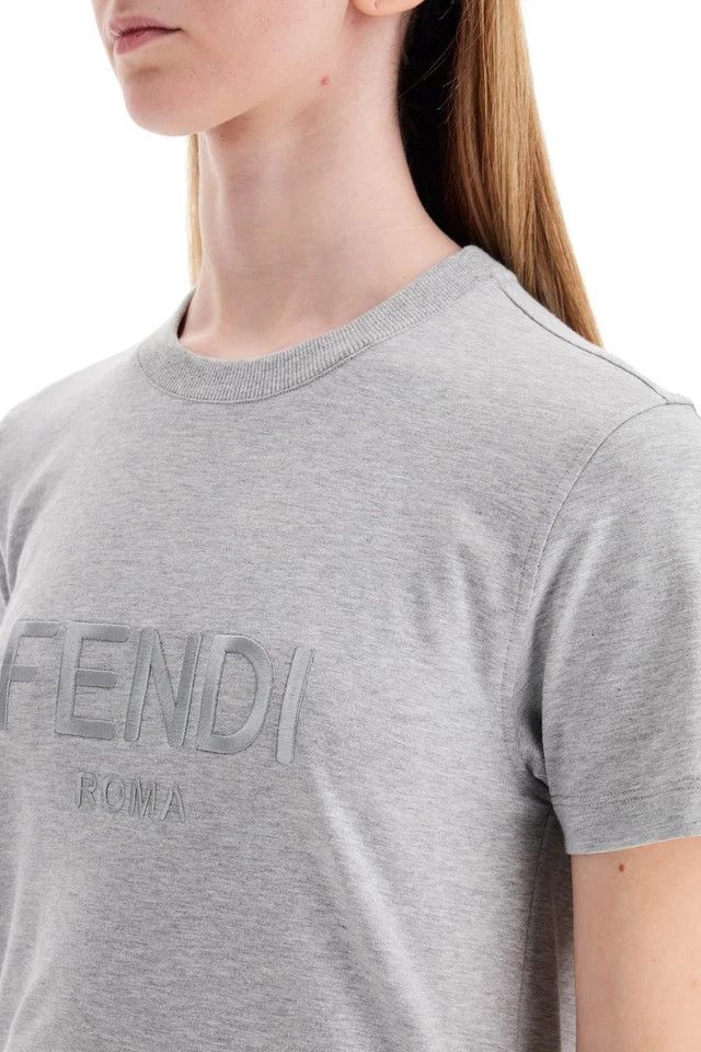Fendi o1s1wg110825 T-Shirt in Grey Size S / US 4 / IT 40 - 4 Thumbnail