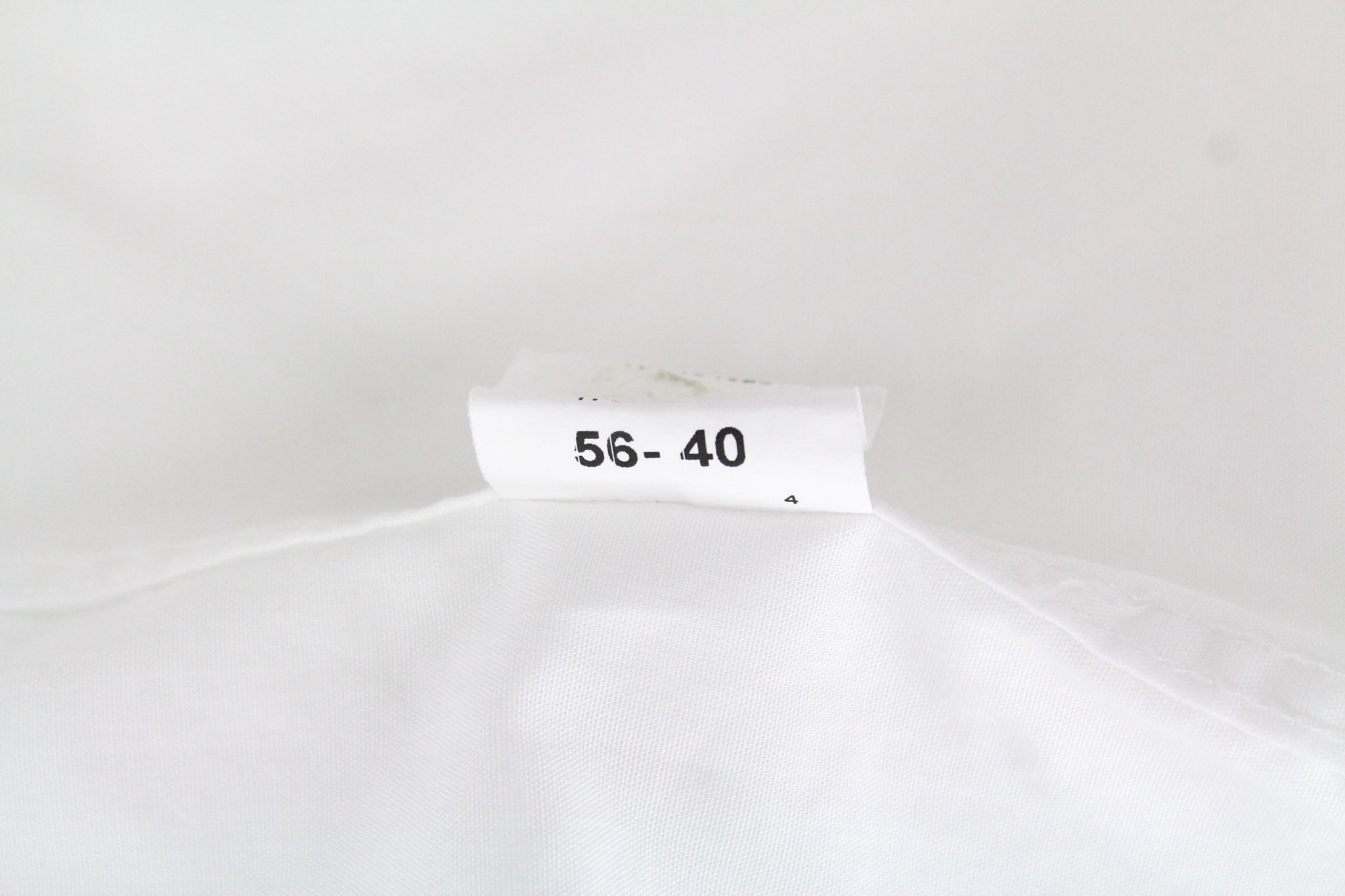 Suitsupply 46/18 White Cotton Twill 72368 Size 46R - 7 Thumbnail