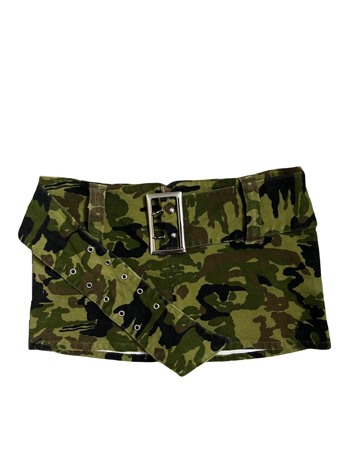 Japanese Brand Japanese Camo belted mini skirt🪖 Size 25" / US 0 / IT 36 - 4 Thumbnail