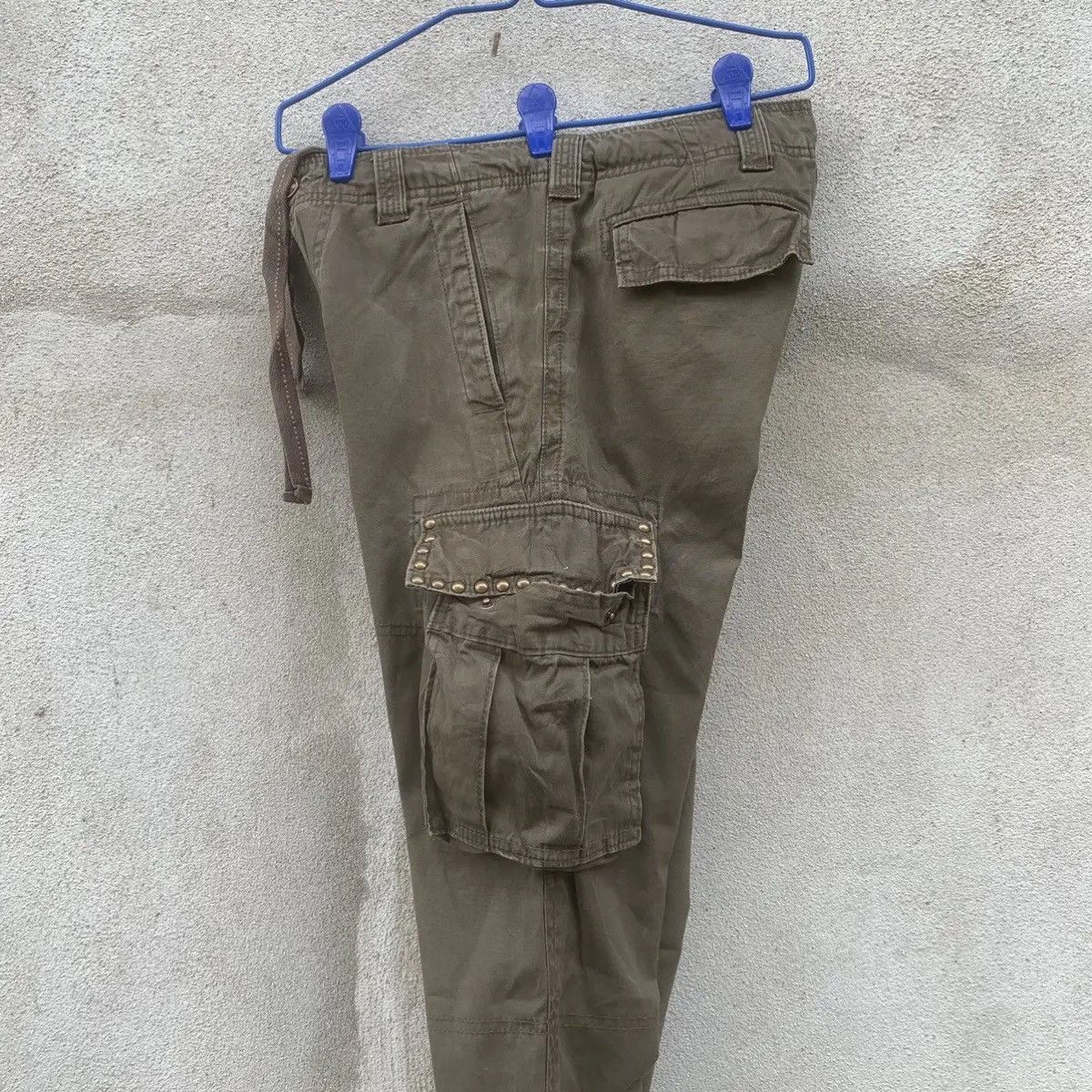 semanticdesign SEMATIC DESIGN🔥30x33 STUDDED BIGPOCKET TROUSERS CARGO PANTS Size US 30 / EU 46 - 15 Thumbnail