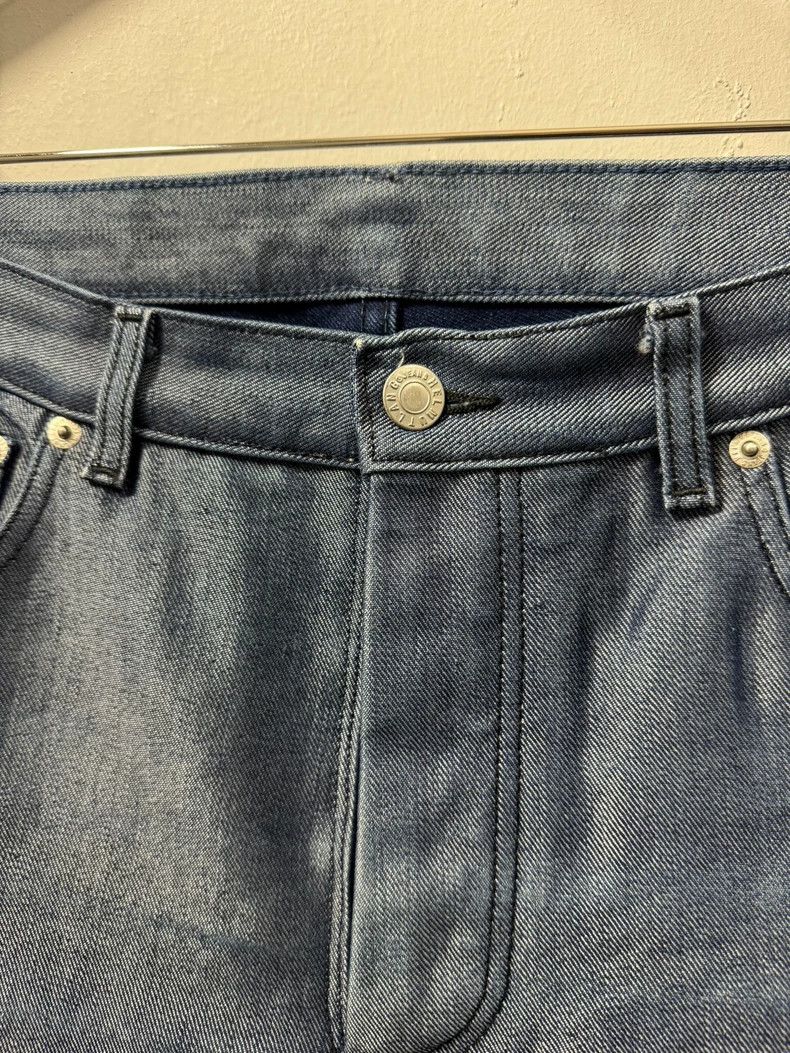 Helmut Lang HELMUT LANG Silver brushed waxed cowhide Size US 32 / EU 48 - 6 Thumbnail
