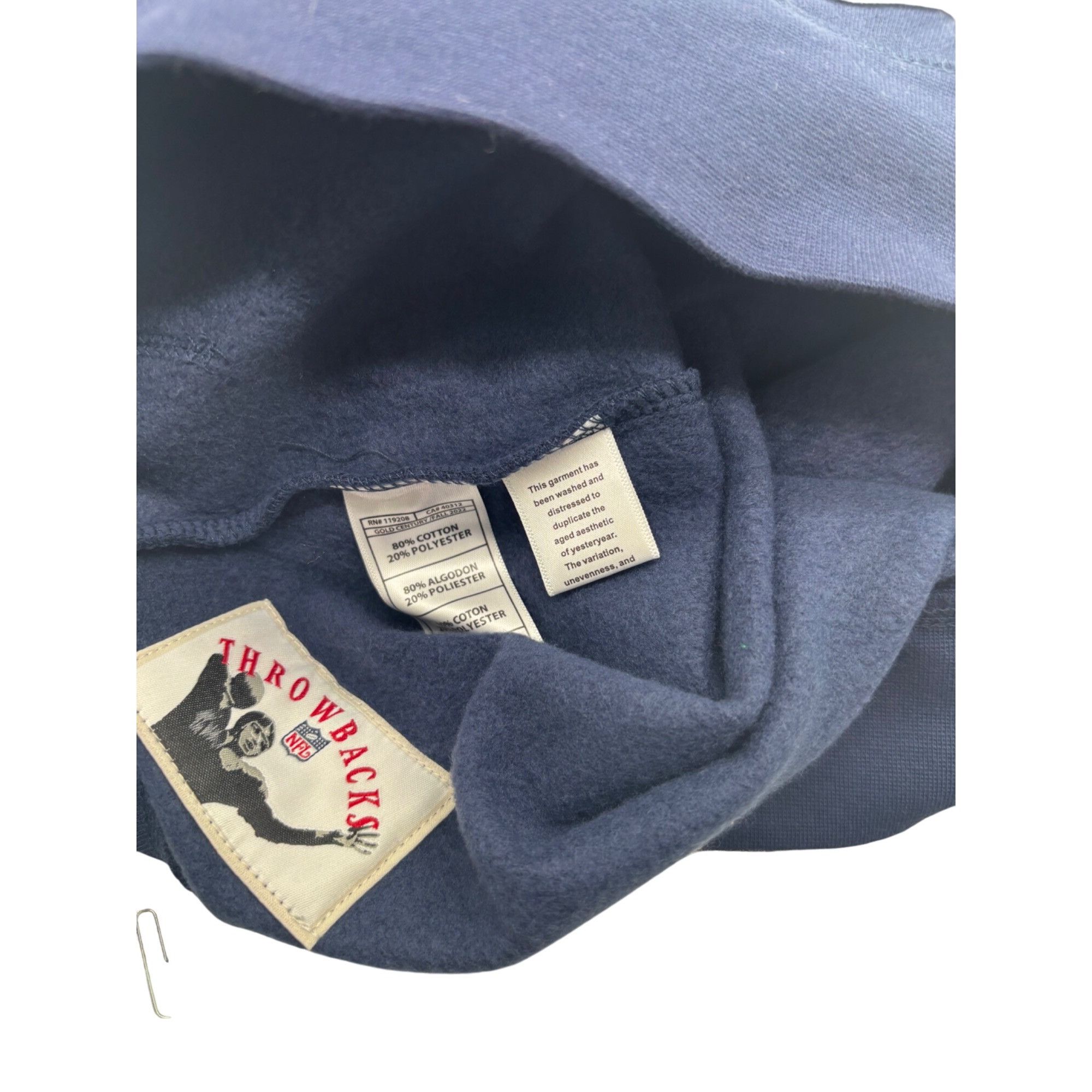 Mitchell & Ness Mitchell & Ness Men’s Navy Chicago Bears Washed Short Sleeve Size US S / EU 44-46 / 1 - 6 Thumbnail