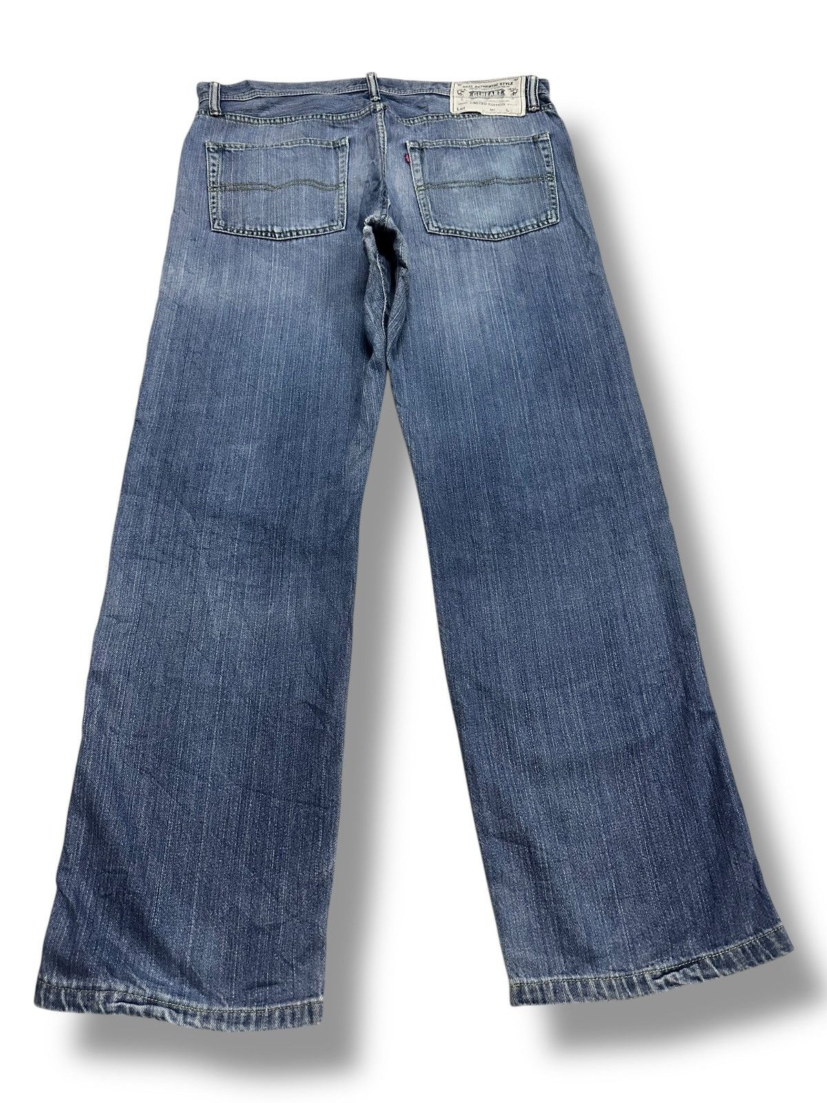 Japanese Brand GLHeart Limited Edition Vintage Jeans With Loose Style Faded Size US 35 - 2 Thumbnail