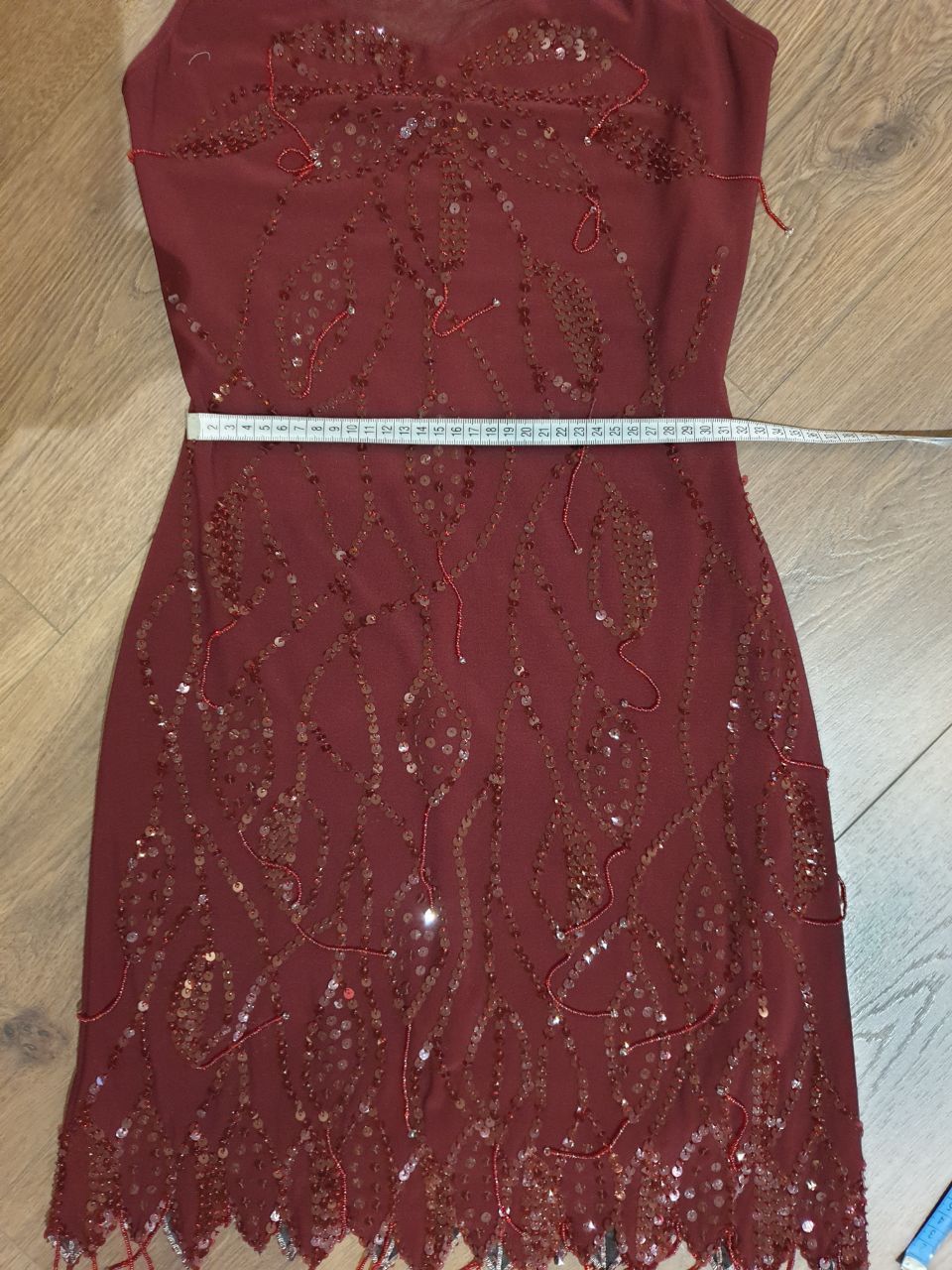 Other Sequin Mini Dress Burgundy Color sz XS Size XS / US 0-2 / IT 36-38 - 4 Thumbnail