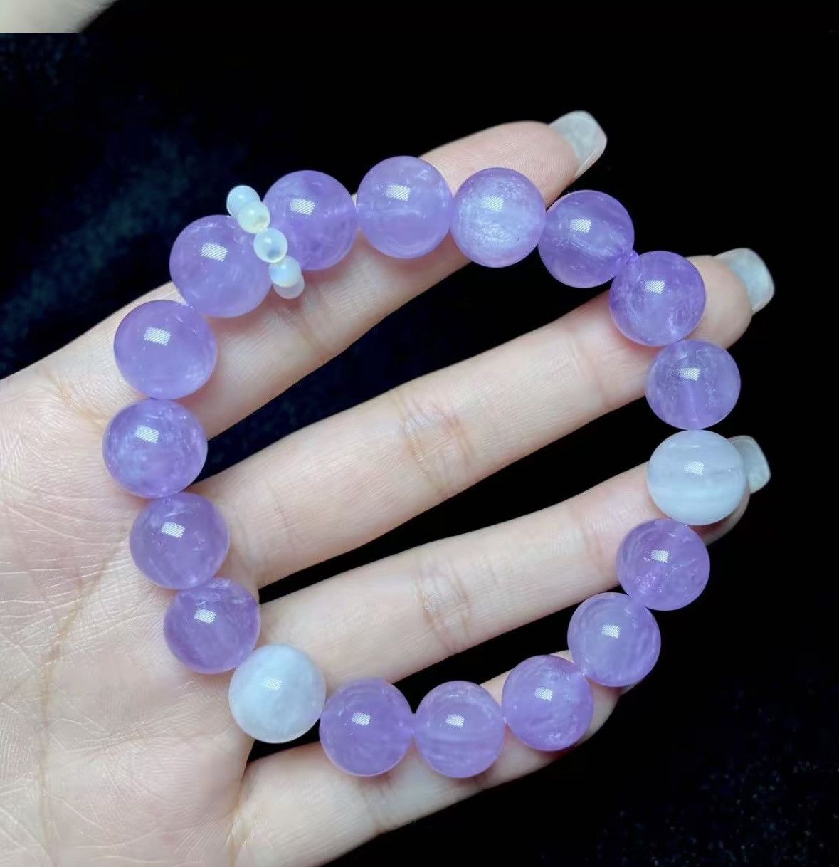Other Purple Crystal Bracelet Size ONE SIZE - 4 Thumbnail