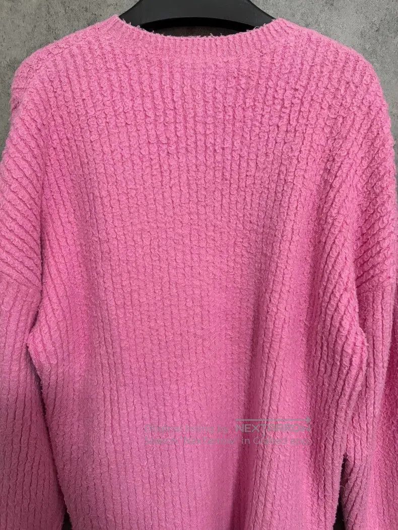 Balenciaga Balenciaga Embroidered Logo Pink Sweater. Size US S / EU 44-46 / 1 - 6 Thumbnail